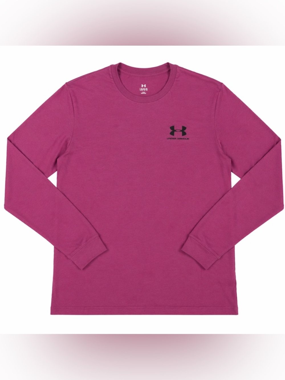 Under Armour Long Sleeve Shirt Men’s Large Magenta NWT Athletic Performance Tee